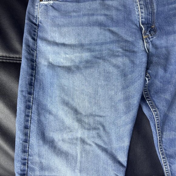 Wrangler 01 Competition Cool Vintage Men's Straight Leg Jeans Blue Denim 35x34 - Picture 7 of 16